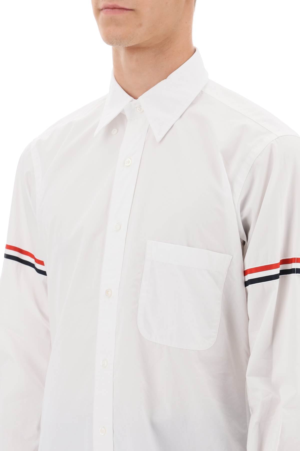 THOM BROWNE Blue 24SS Men's Long Top Shirt