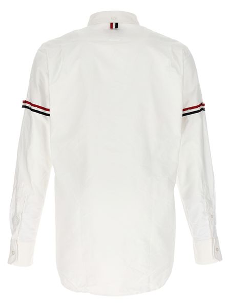 THOM BROWNE Men's Cotton Oxford Shirt in White for SS24