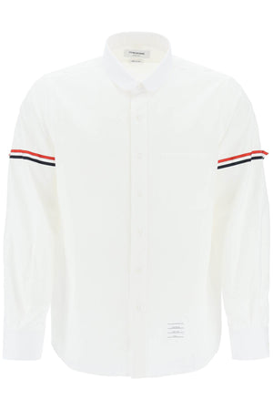 قميص سييرسكر أبيض بياقة مستديرة للرجال من مجموعة SS24