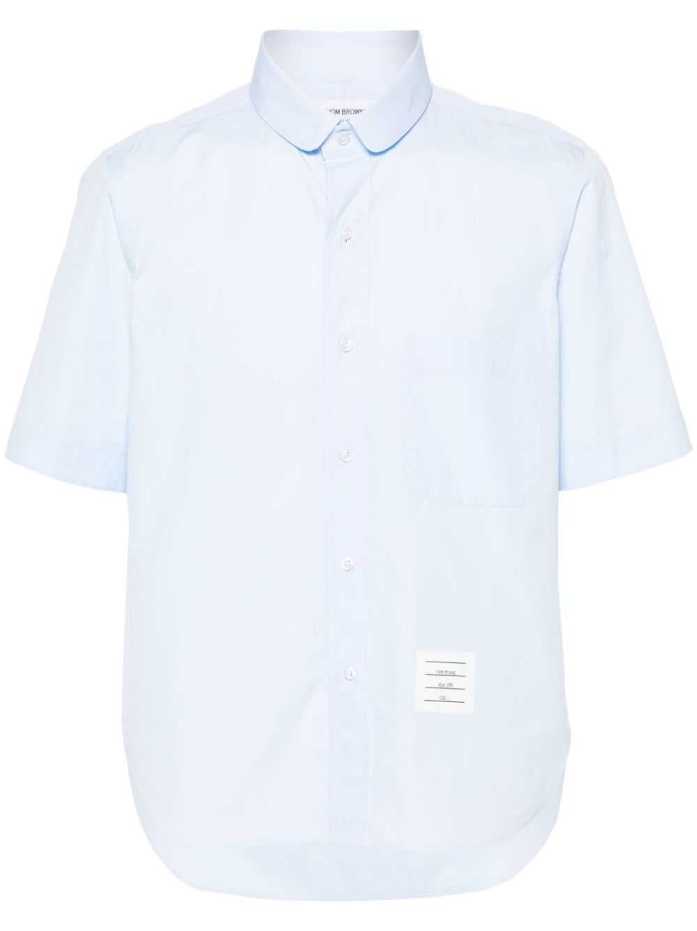 THOM BROWNE Classic White Cotton Poplin Shirt