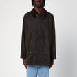 BARBOUR Men's Olive Green Waxed Beaufort Jacket - FW24