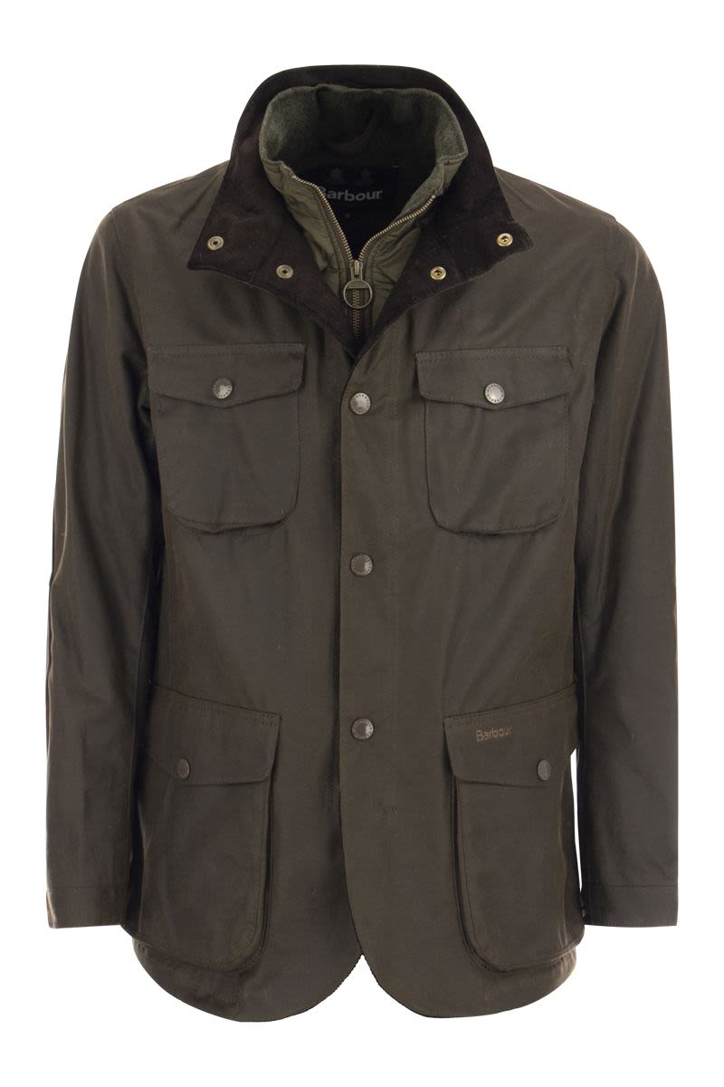 BARBOUR Men's Utility-Style Waxed Jacket - Modern Fit