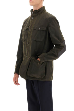 BARBOUR Stylish and Rugged Waxed Jacket for Men in Classic Green