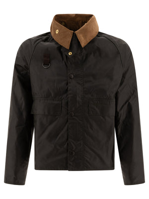 BARBOUR Men's Regular Fit Waxed Cotton Outerwear Jacket