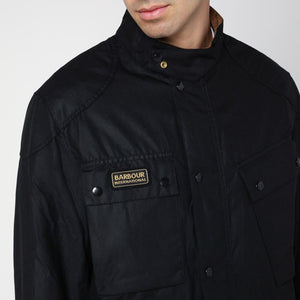 BARBOUR Men's Waxed International Jacket - Classic Black