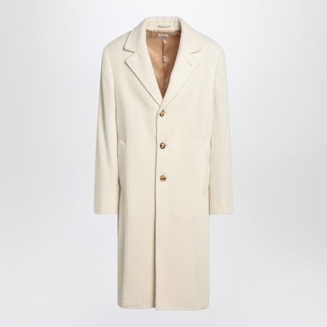 BRUNELLO CUCINELLI Ivory Cashmere Corduroy Jacket