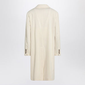 BRUNELLO CUCINELLI Ivory Cashmere Corduroy Jacket