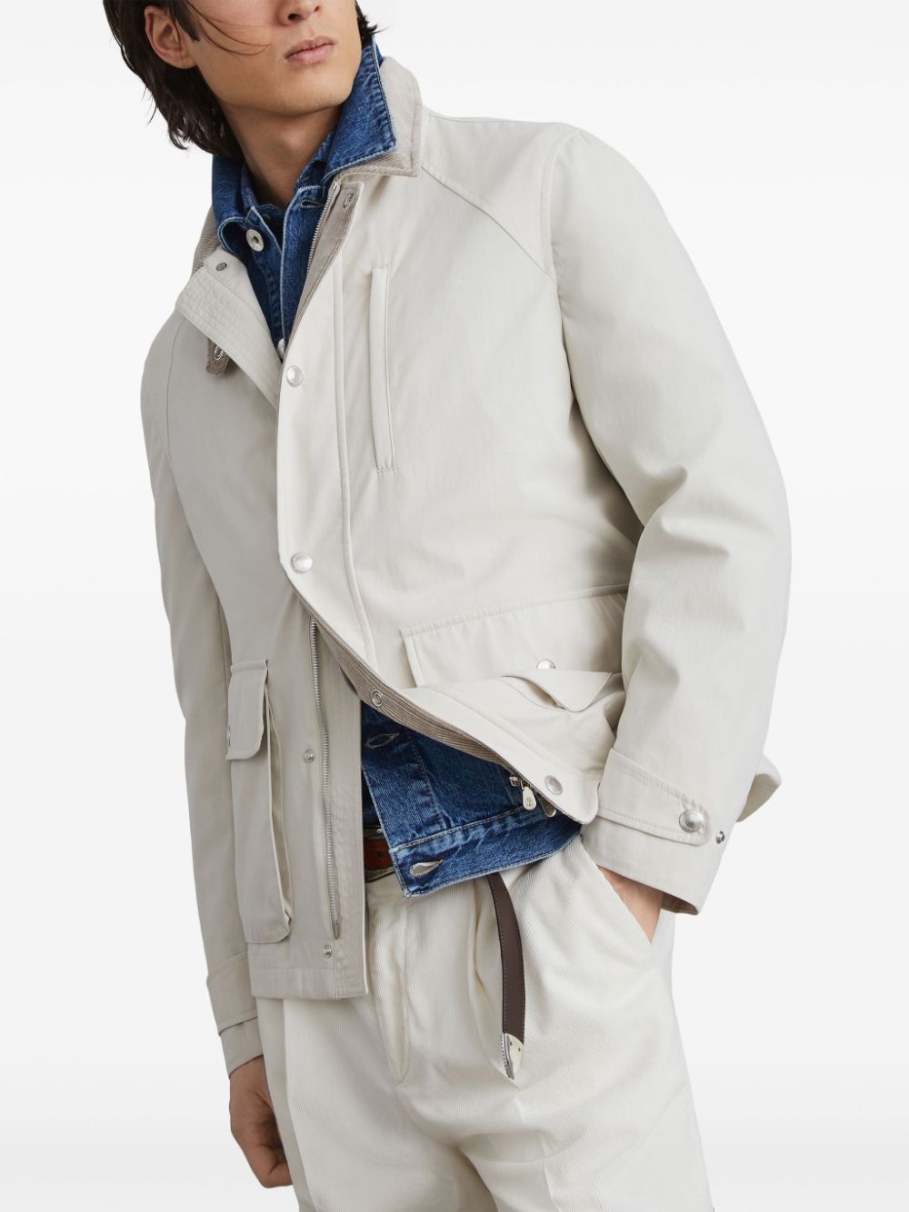 BRUNELLO CUCINELLI Classic Cotton Field Jacket