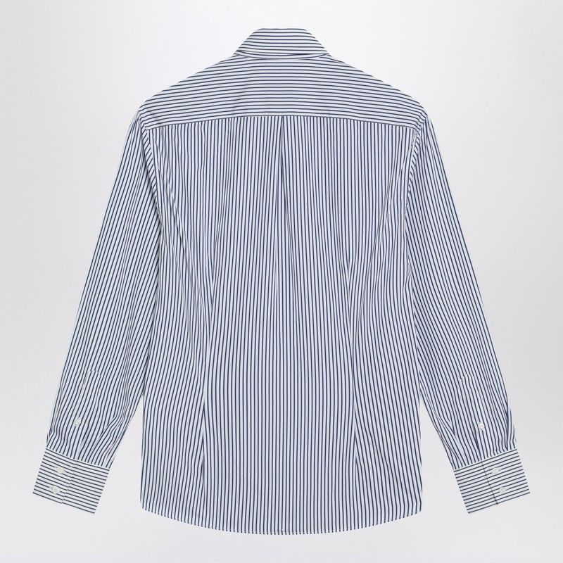 BRUNELLO CUCINELLI Classic Striped Cotton Shirt for Men - FW24