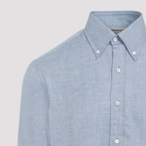 BRUNELLO CUCINELLI Elegant Cotton Blend Shirt for Men - FW24 Collection