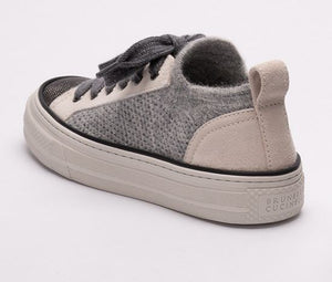 BRUNELLO CUCINELLI Lace-Up Suede Sneaker for Women