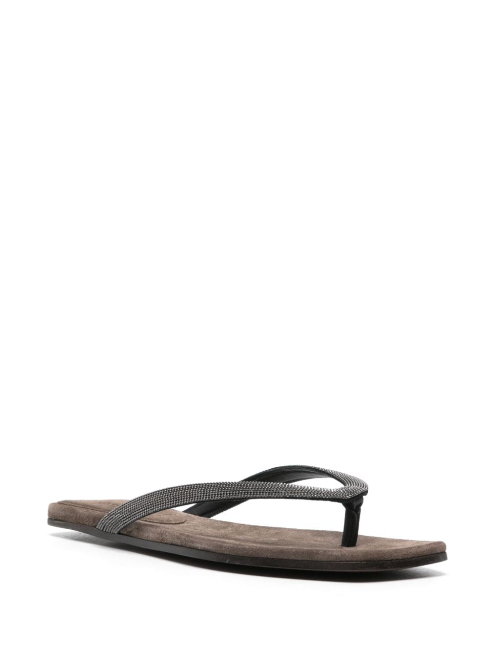 BRUNELLO CUCINELLI Stylish Women's Black Sandals for 2024