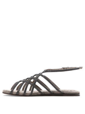 BRUNELLO CUCINELLI Trendy Women's Strappy Sandals for the 23SS Season