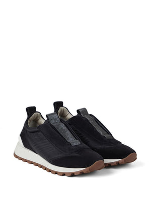 BRUNELLO CUCINELLI Elegant Monochrome Runner Sneaker