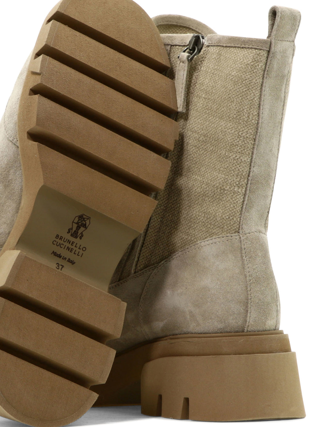 BRUNELLO CUCINELLI Grey Women's Boots for the Modern Fashionista | 23SS Collection