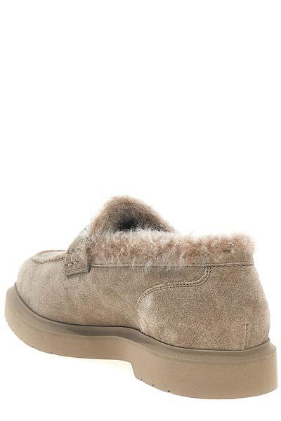 BRUNELLO CUCINELLI Elegant Calfskin Moccasins for Women