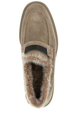 BRUNELLO CUCINELLI Elegant Calfskin Moccasins for Women