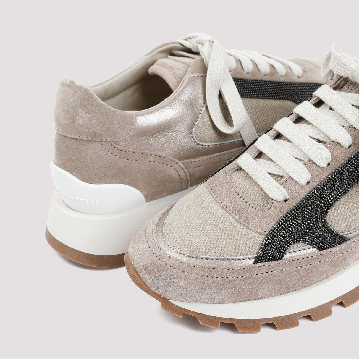 Nude and Neutrals Suede Sneaker