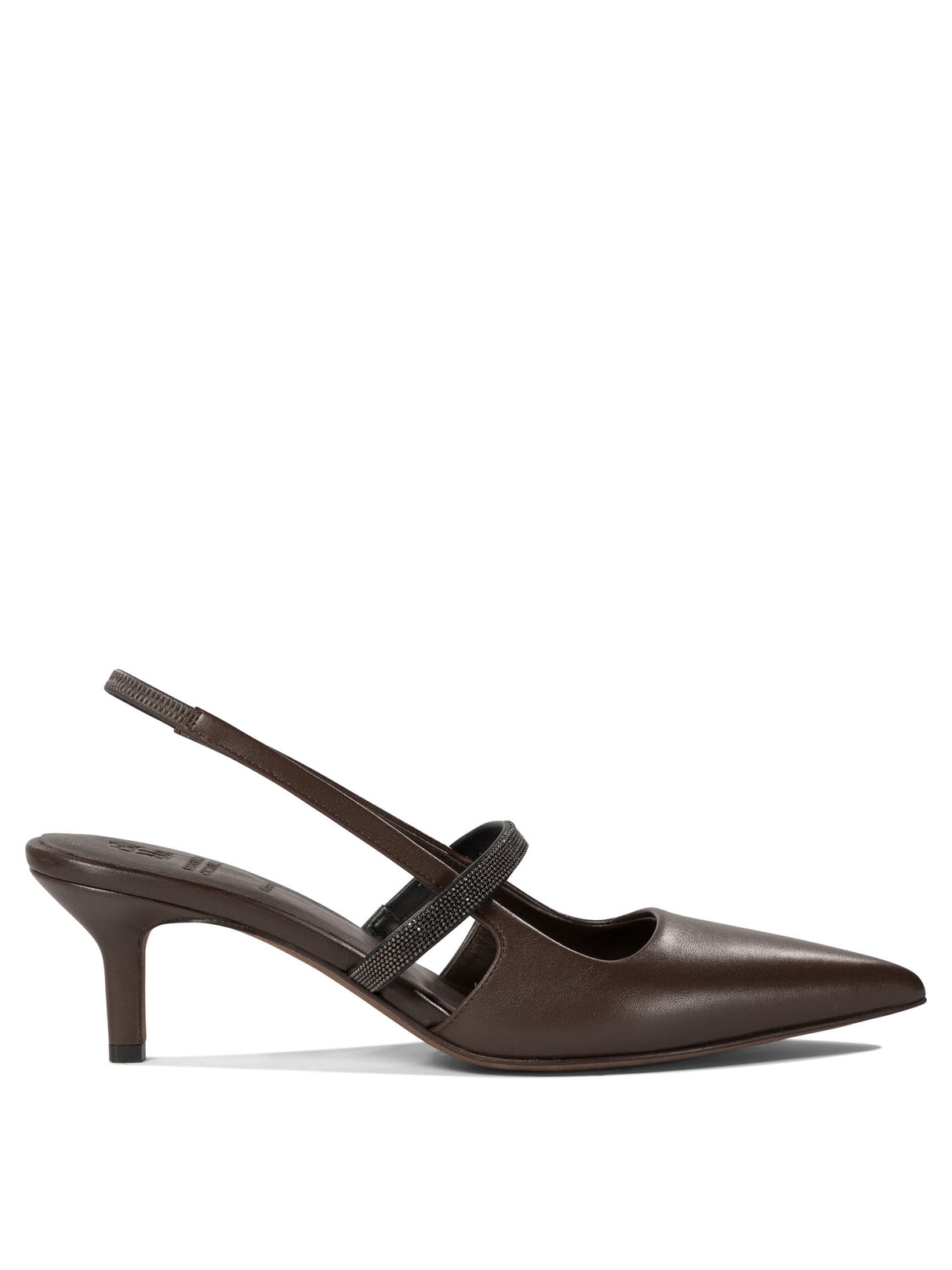 BRUNELLO CUCINELLI Sophisticated City Slingbacks with 5.5 cm Heel