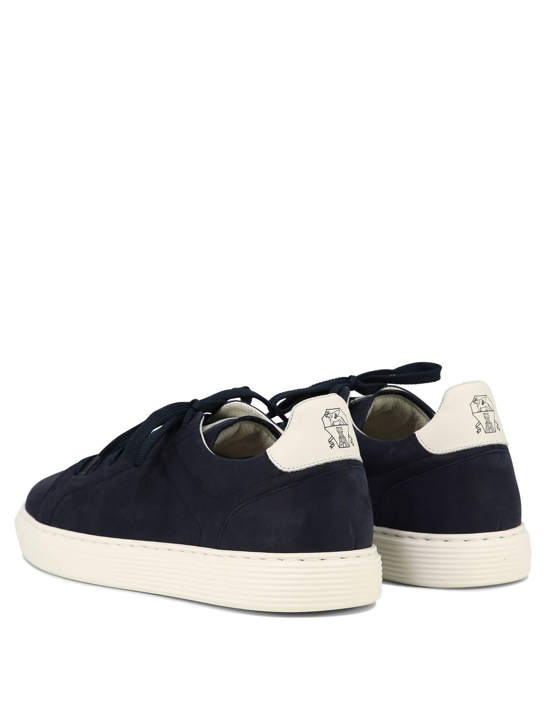 Blue Low-Top Suede スニーカー for メンズ