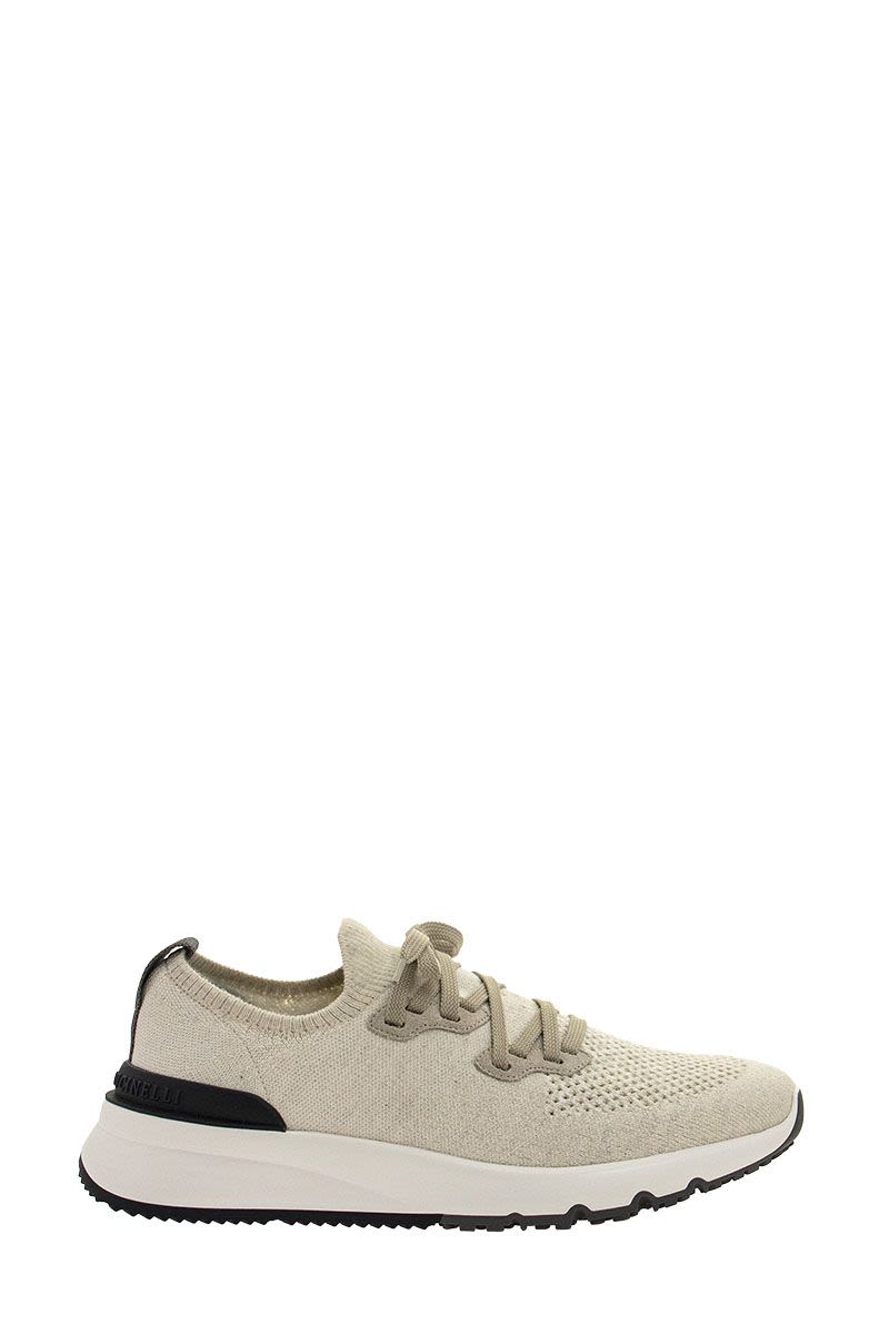 BRUNELLO CUCINELLI Lightweight Chinè Cotton Knit Runners for Men