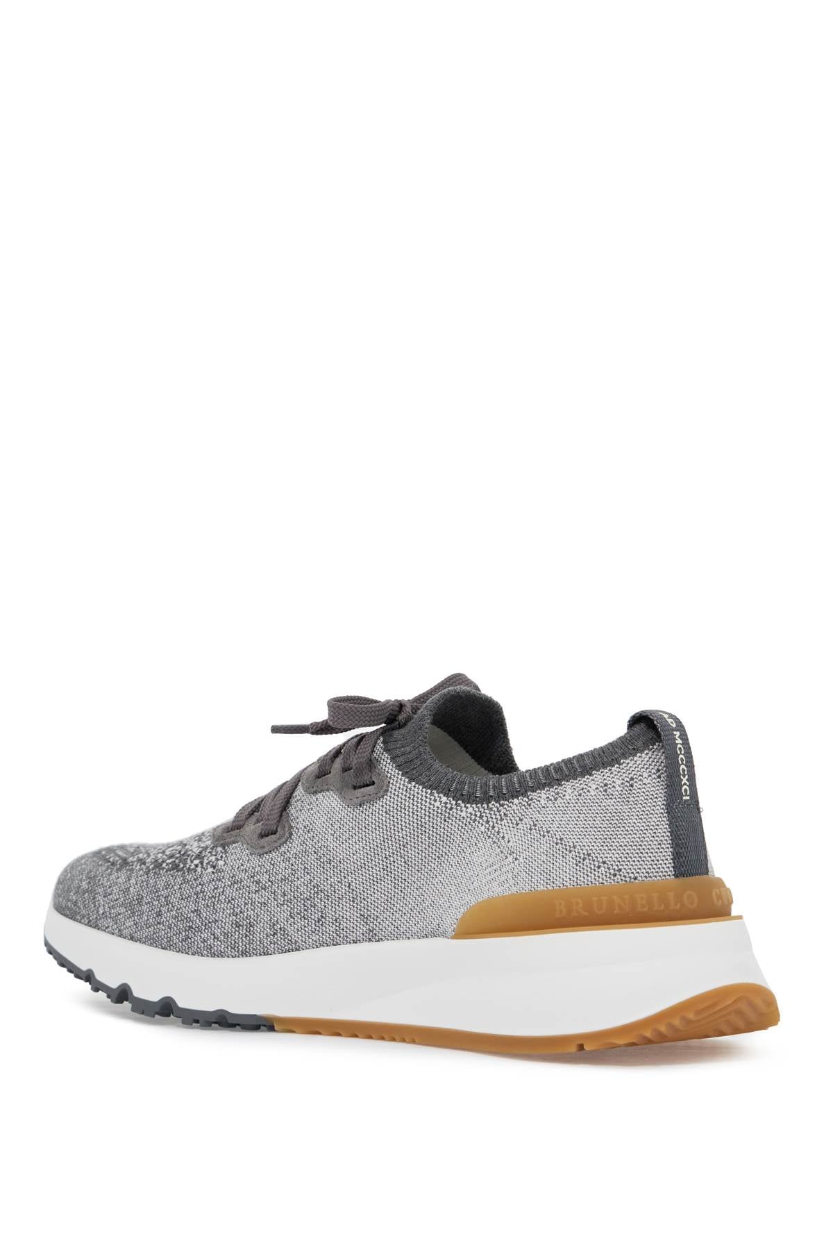 BRUNELLO CUCINELLI Lightweight Chinè Cotton Knit Runners for Men