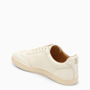 BRUNELLO CUCINELLI Men's White Leather Low Top Trainer for SS24