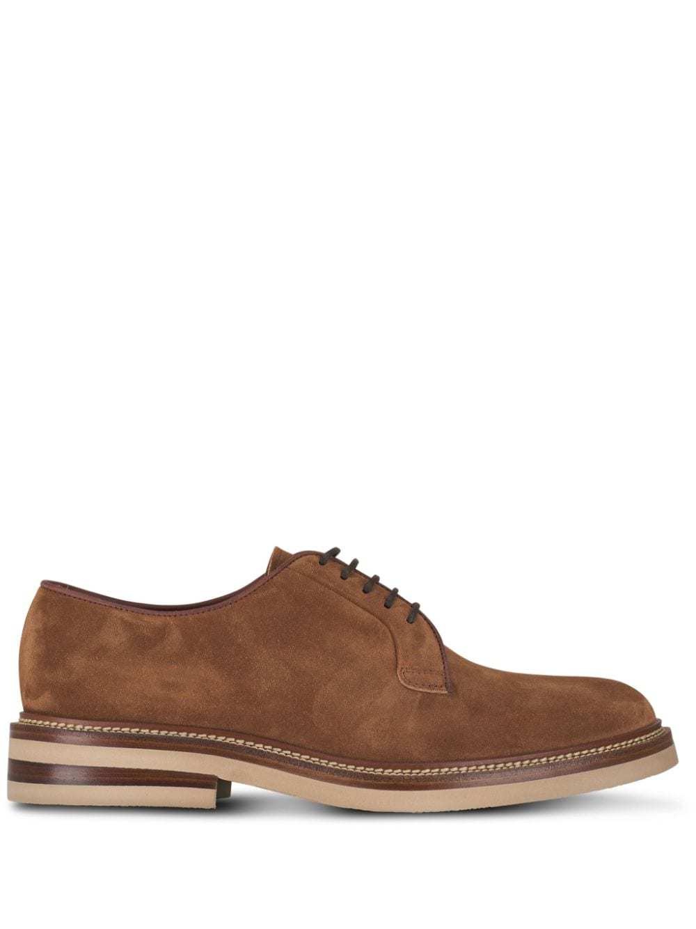 BRUNELLO CUCINELLI Suede Derby Dress Shoes for Men