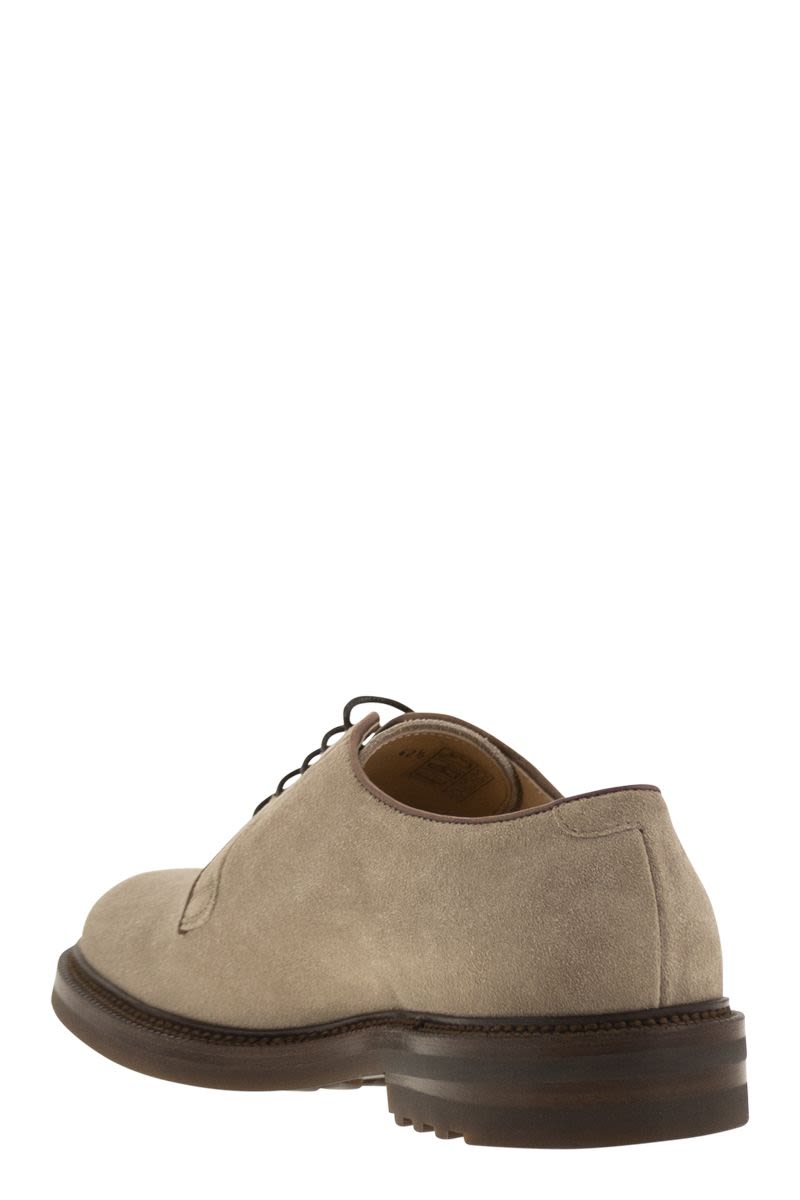 BRUNELLO CUCINELLI Timeless Suede Derby Dress Shoes