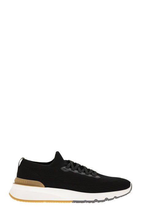 BRUNELLO CUCINELLI Chunky Low-Top Knit Sneaker