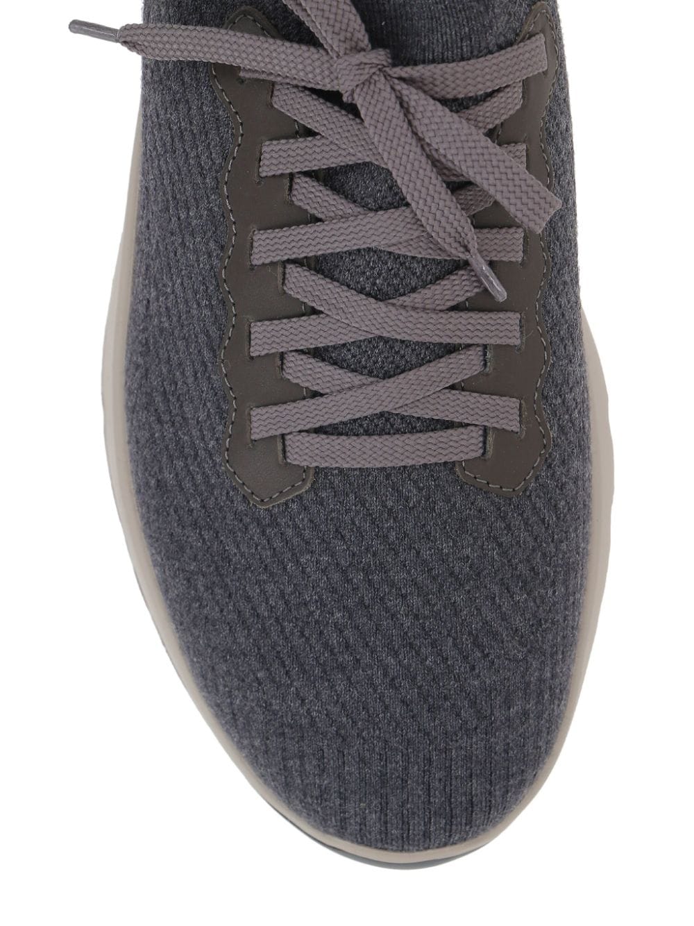 BRUNELLO CUCINELLI Elegant Wool-Blend Sneakers in Dark Grey