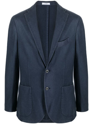 Navy Cashmere Blazer for Men