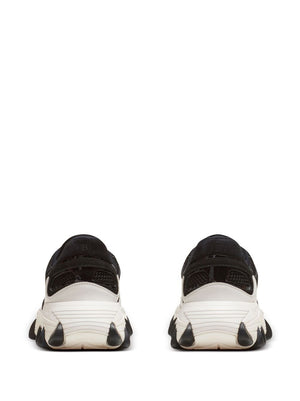 BALMAIN Stylish Black and White Low Top Sneakers for Women