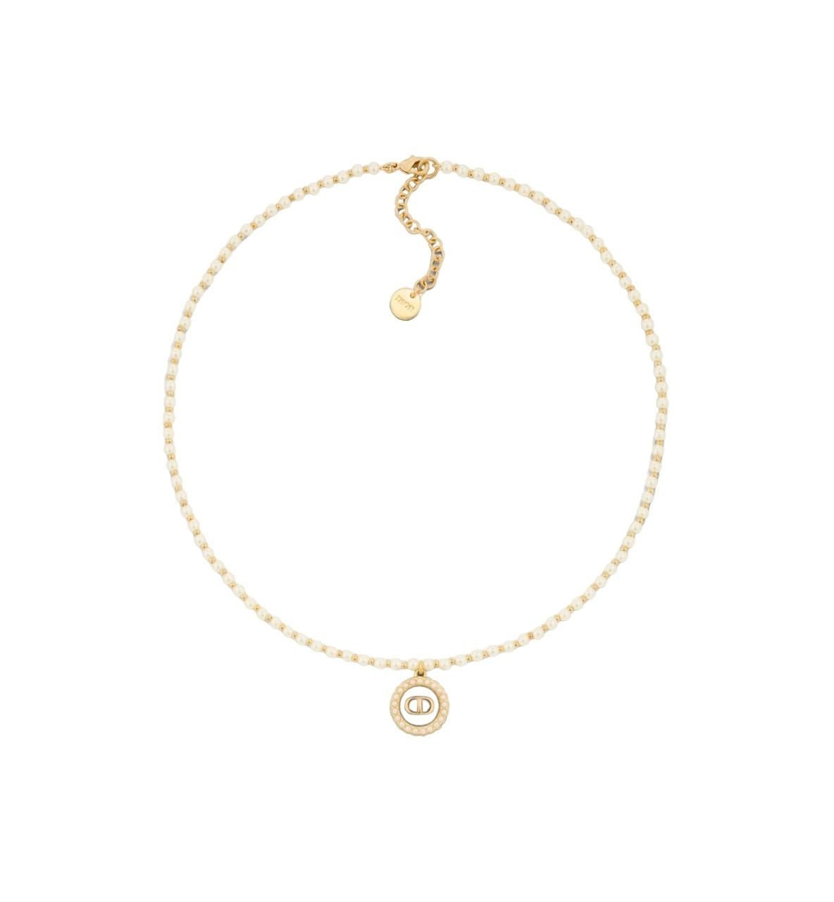 DIOR Baroque Style Gold Necklace for Women