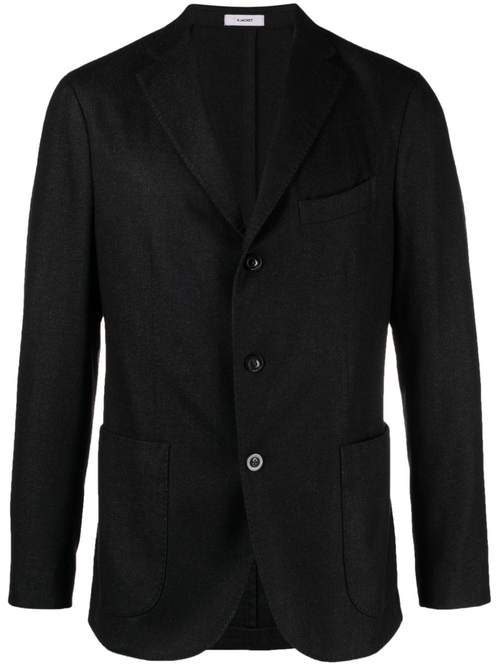 BOGLIOLI WOOL DART DETAILING NOTCHED LAPELS FRONT BUTTON JACKET