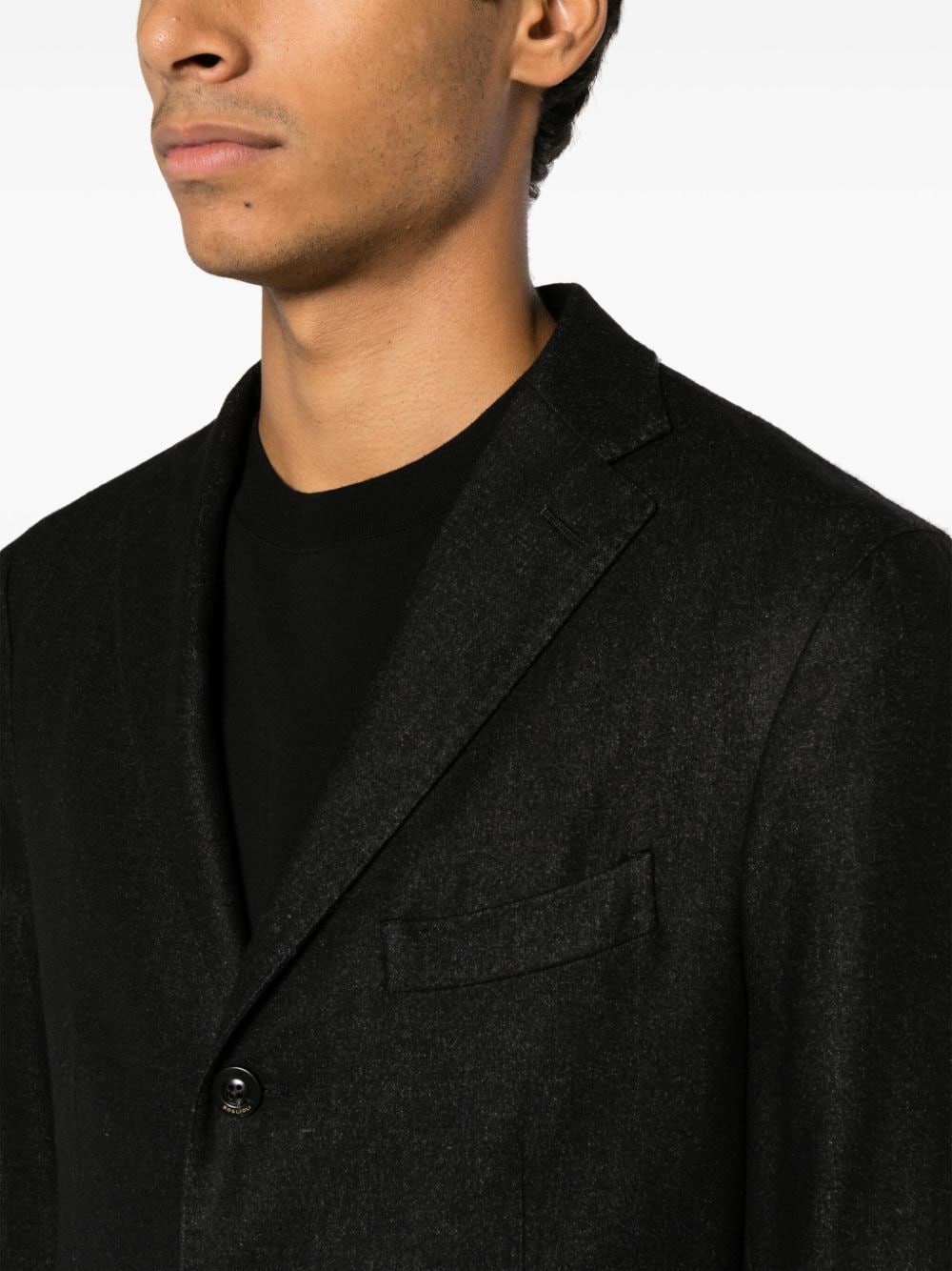 BOGLIOLI WOOL DART DETAILING NOTCHED LAPELS FRONT BUTTON JACKET