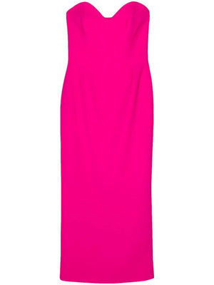 THE NEW ARRIVALS BY ILKYAZ OZEL Fuchsia Mid Skirt for Women – 2024 Spring/Summer Collection