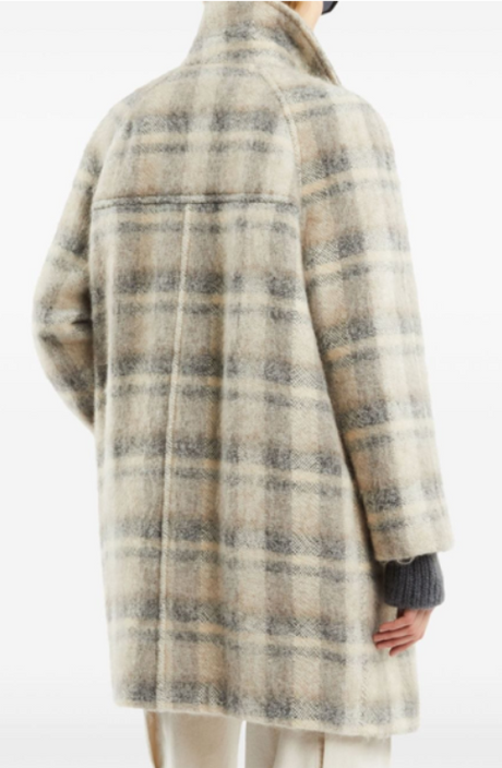 FAY Wool Blend Checked Jacket for Women