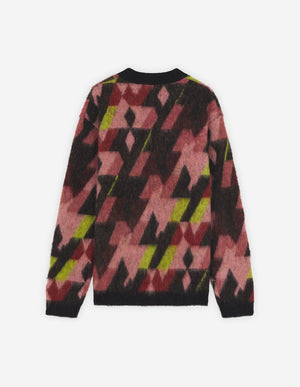 MAISON KITSUNÉ Graphic Mohair Jacquard Jumper for Men