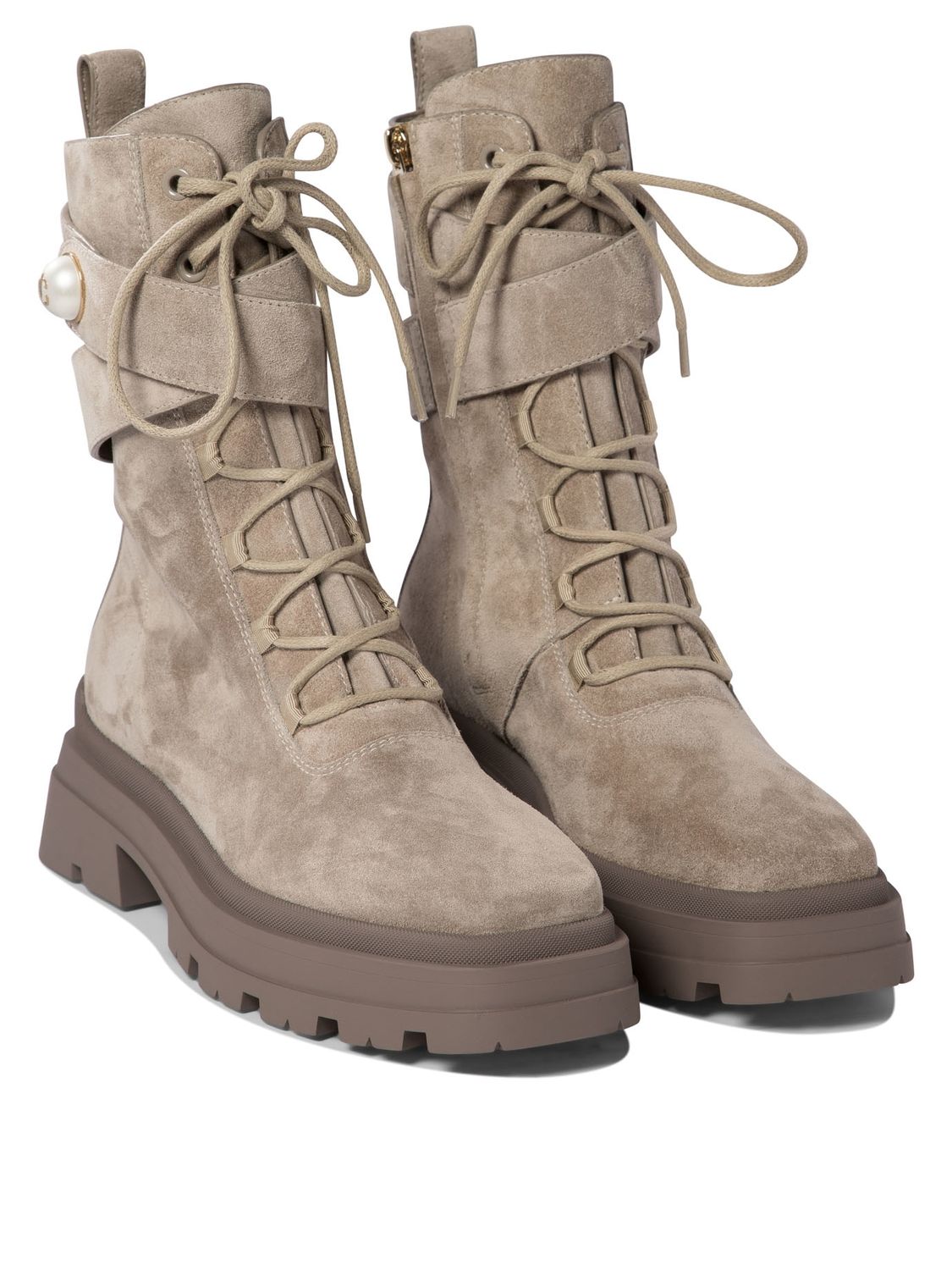 JIMMY CHOO Noemi 45 Stylish Combat Boots