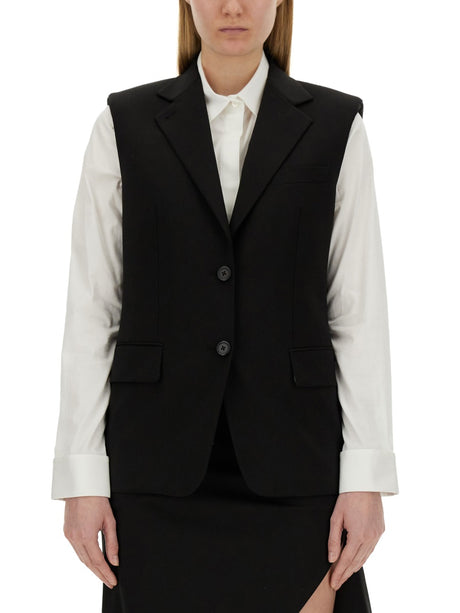 HELMUT LANG Oversized Wool Vest - Size 2