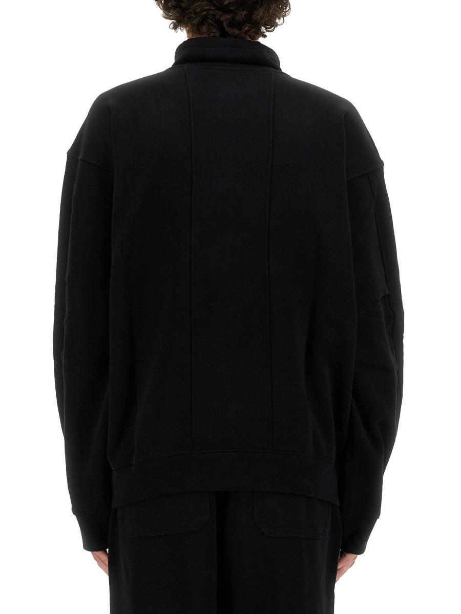 HELMUT LANG Men's Zip Sweatshirt - Size L