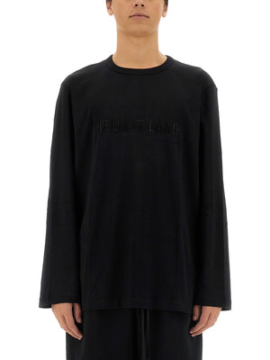 HELMUT LANG Regular Fit Logo T-Shirt - Size L