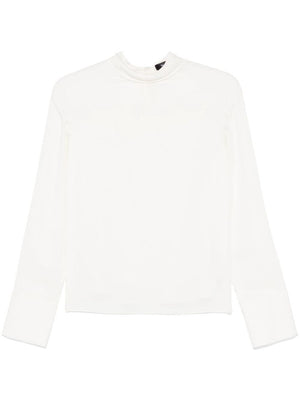 THEORY Wide Tie Turtleneck Shirt for Women