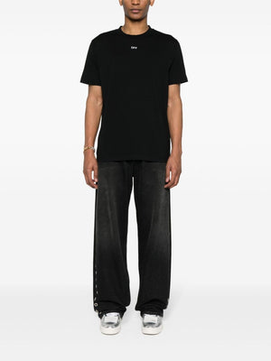 OFF-WHITE Slim Black T-Shirt for Men - SS24 Collection