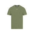 OFF-WHITE Arrow Stitched Cotton Tee in Green