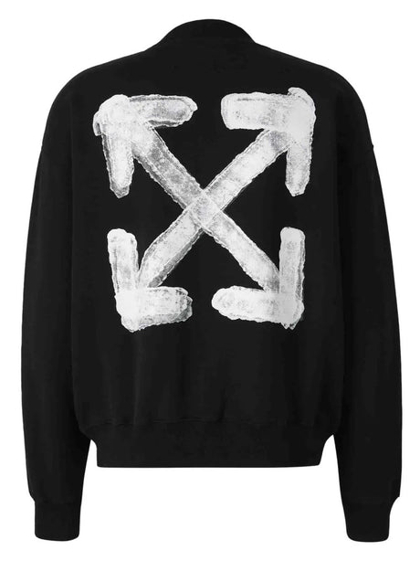 OFF-WHITE Cotton Crew-Neck Sweatshirt