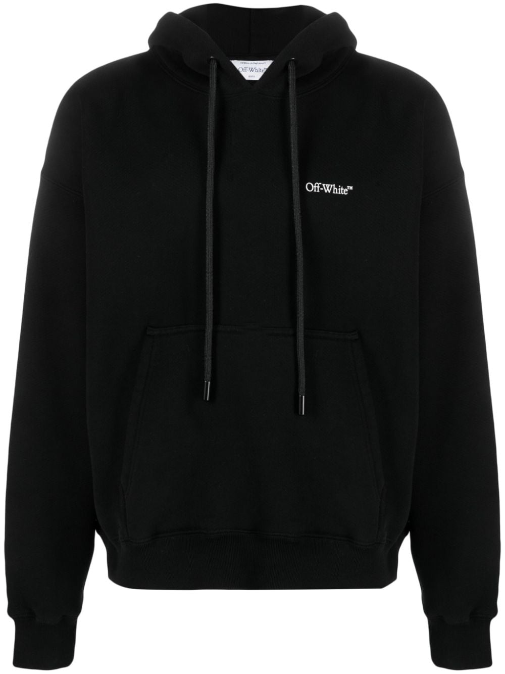 OFF-WHITE Classic Logo Cotton Hoodie for Men