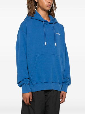 OFF-WHITE Skate Fit Hoodie with Denim Patch Design