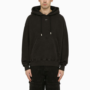 Men's Black Caravaggio Print Hoodie for SS24